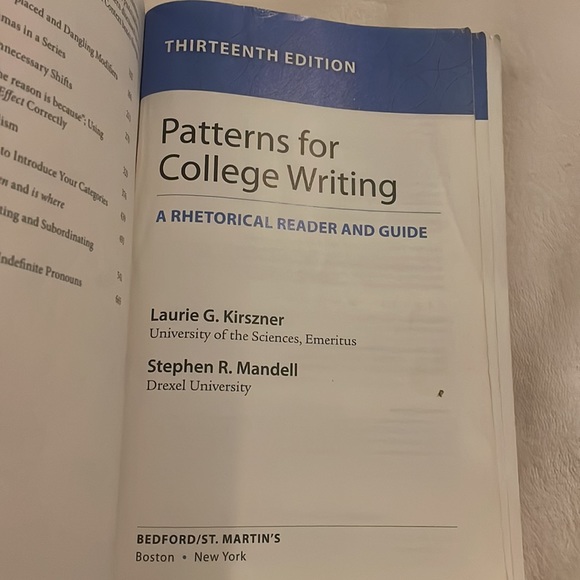 patterns for college writing textbook - Picture 3 of 4